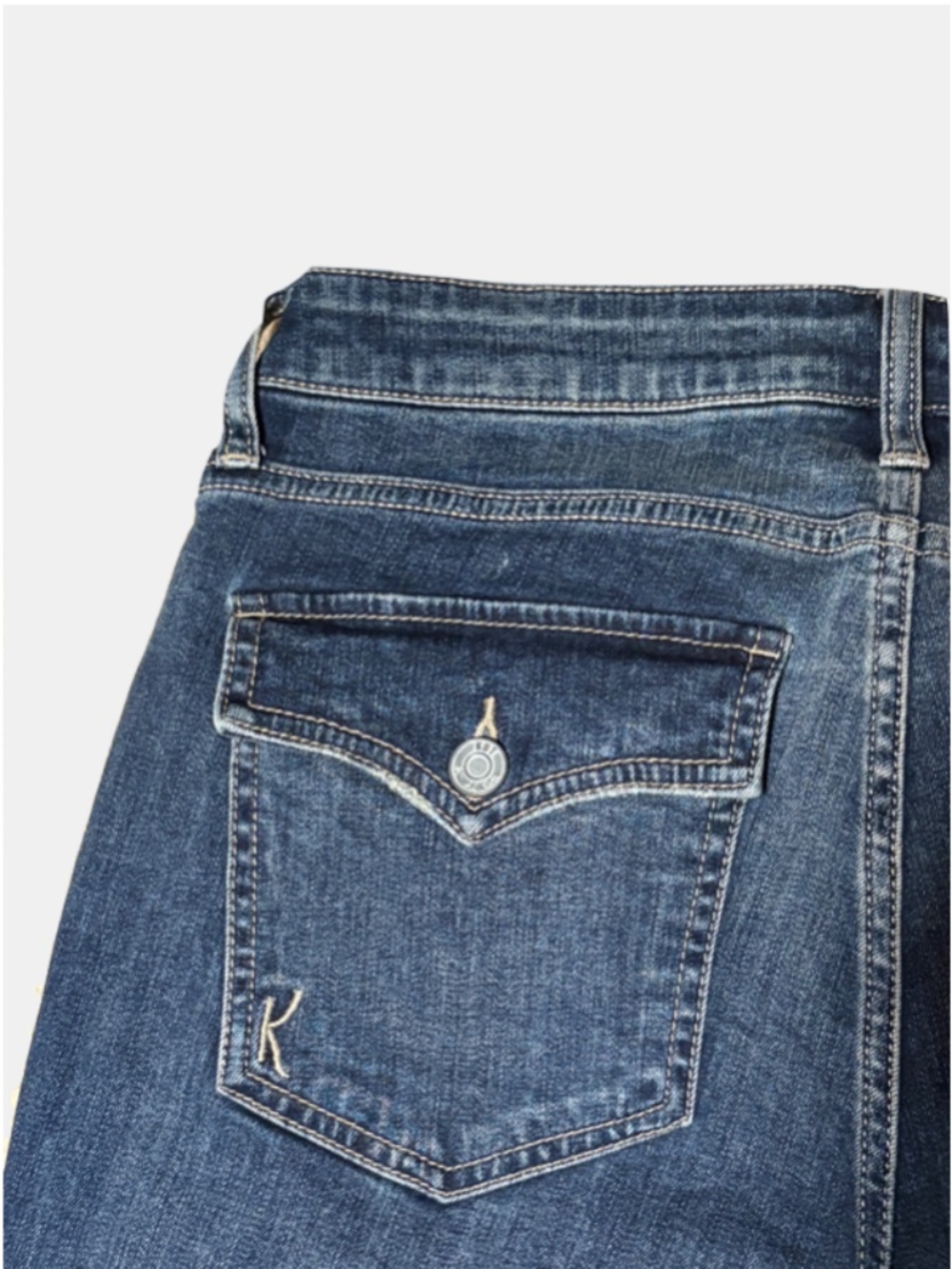 Kut from The Kloth womens jeans size 6 Katy boyfriend mid rise dark wash stretch - Picture 4 of 11
